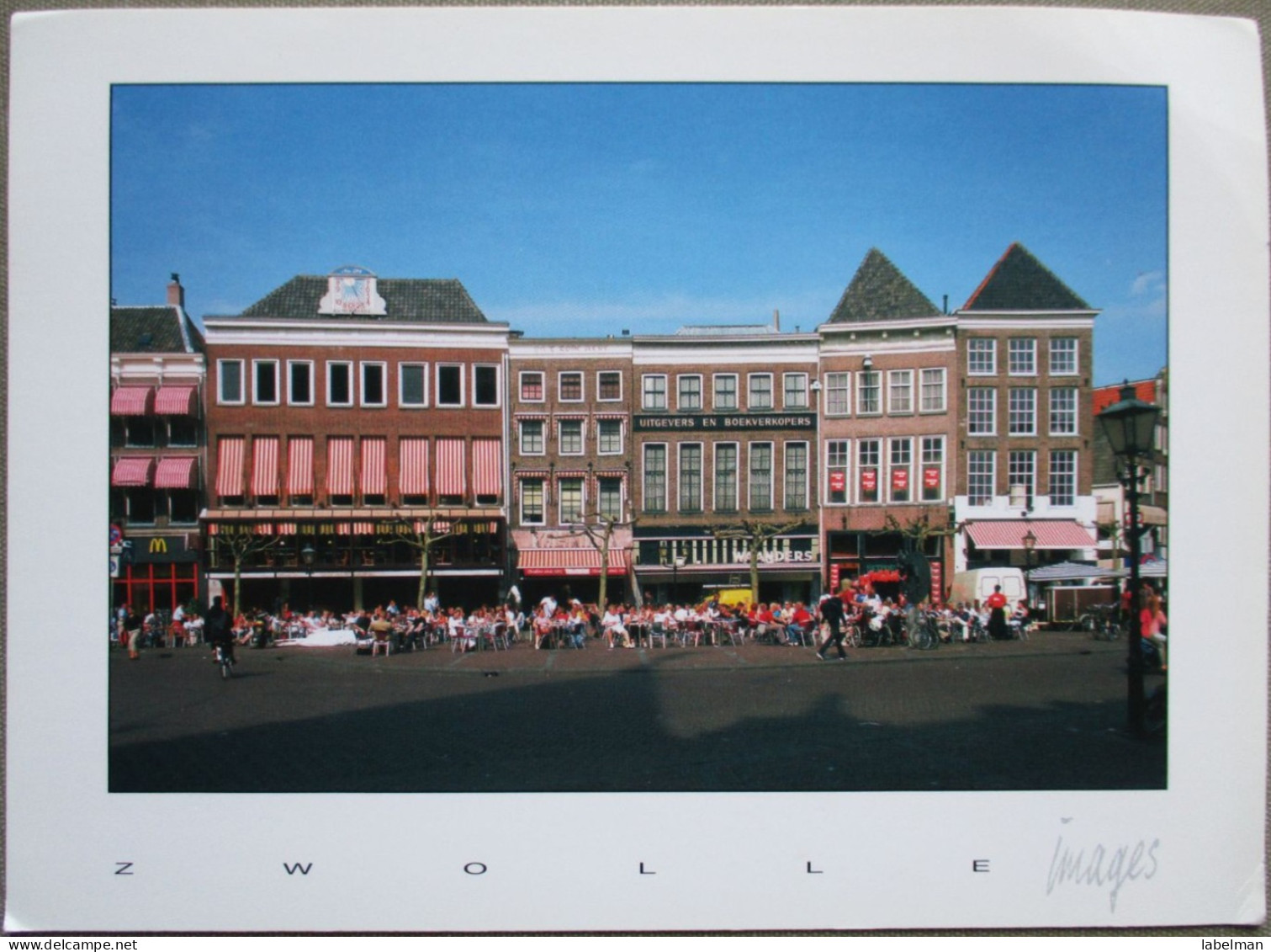 HOLLAND NETHERLAND BREUKELEN TOWN MAIN SQUARE KARTE POSTCARD CARTOLINA ANSICHTSKARTE CARTE POSTALE POSTKARTE CARD - Zwolle