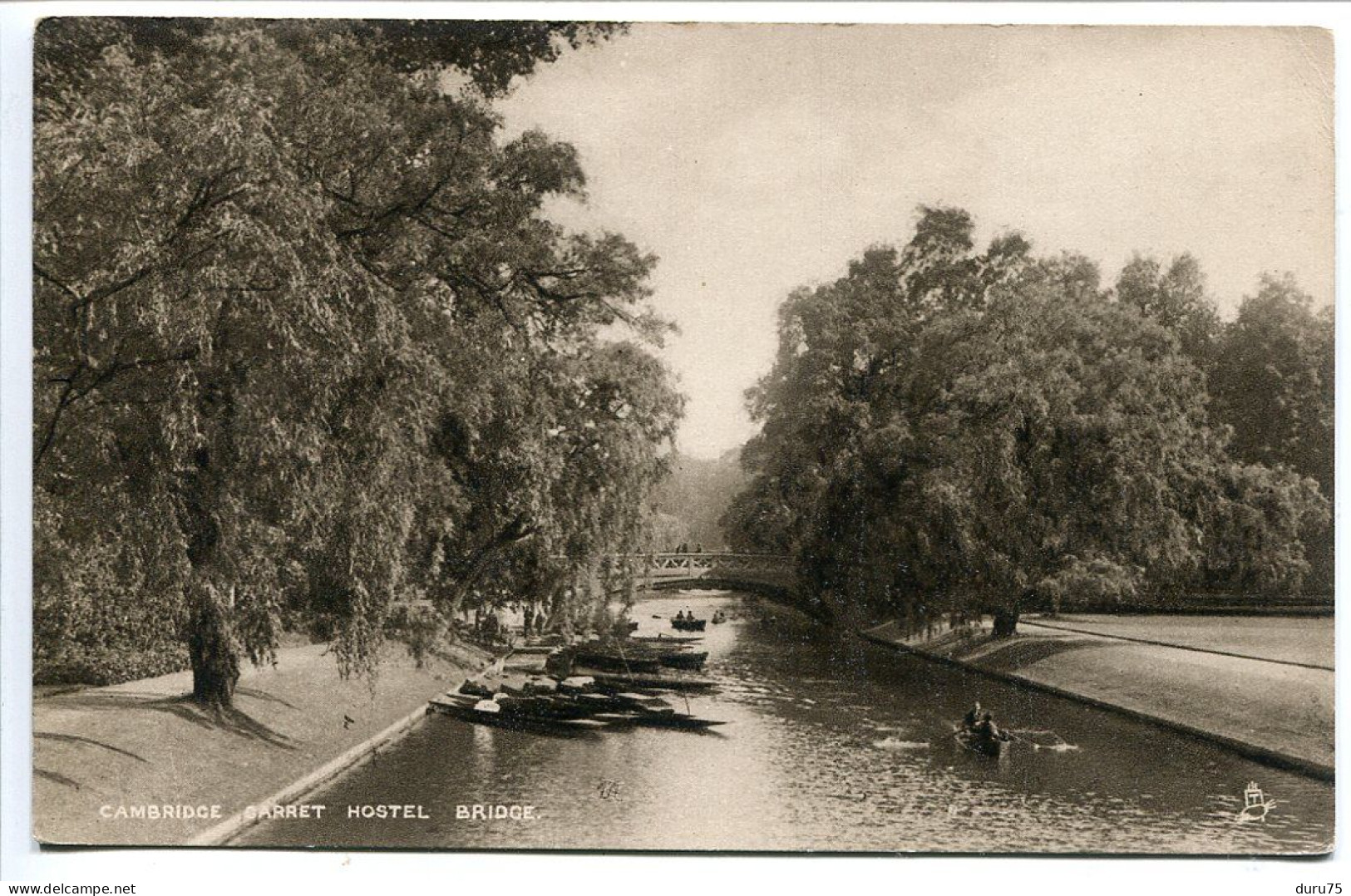 CP Tucks & Sons * CAMBRIDGE Carret Hostel Bridge ( Rivière Barque ) Ecrite - Cambridge