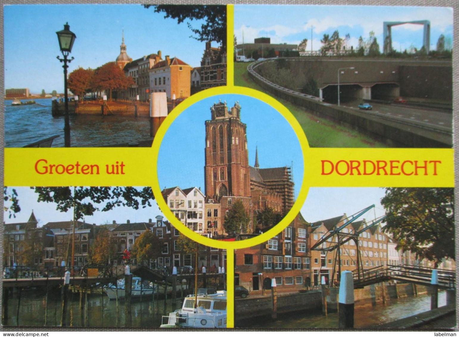 HOLLAND NETHERLAND DORDRECHT CANNAL KARTE POSTCARD CARTOLINA ANSICHTSKARTE CARTE POSTALE POSTKARTE CARD - Dordrecht