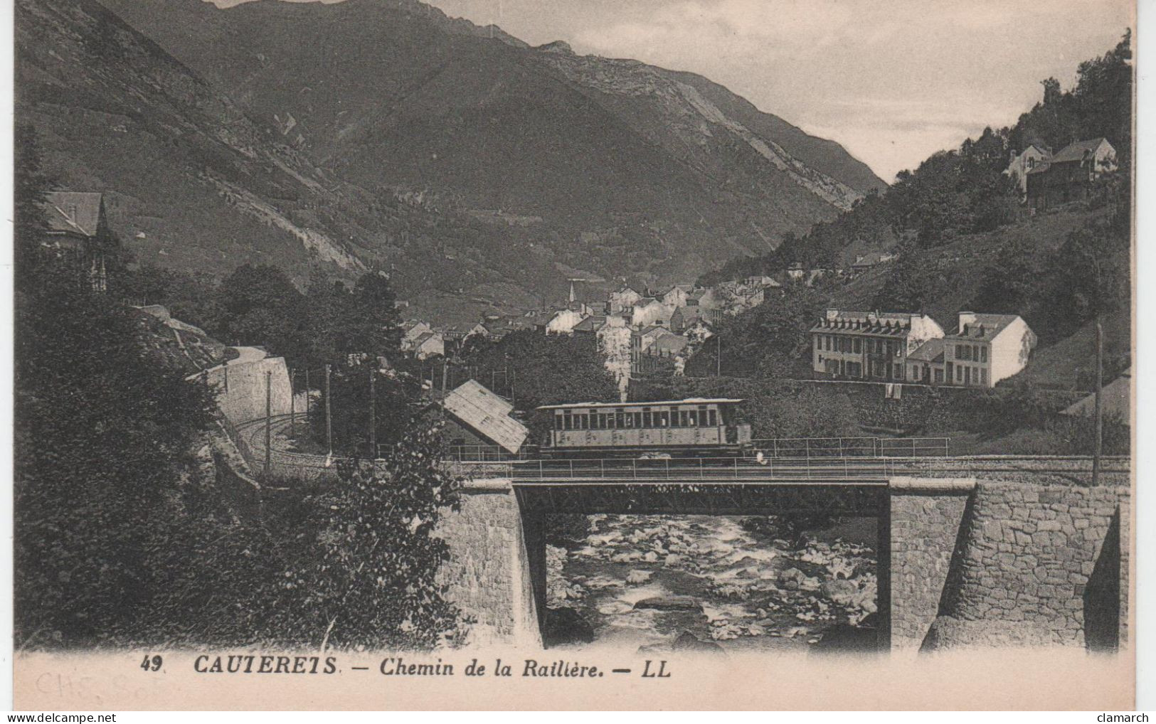 HTES PYRENEES-Cauterets-Chemin De Fer De La Raillière - LL 49 - Cauterets