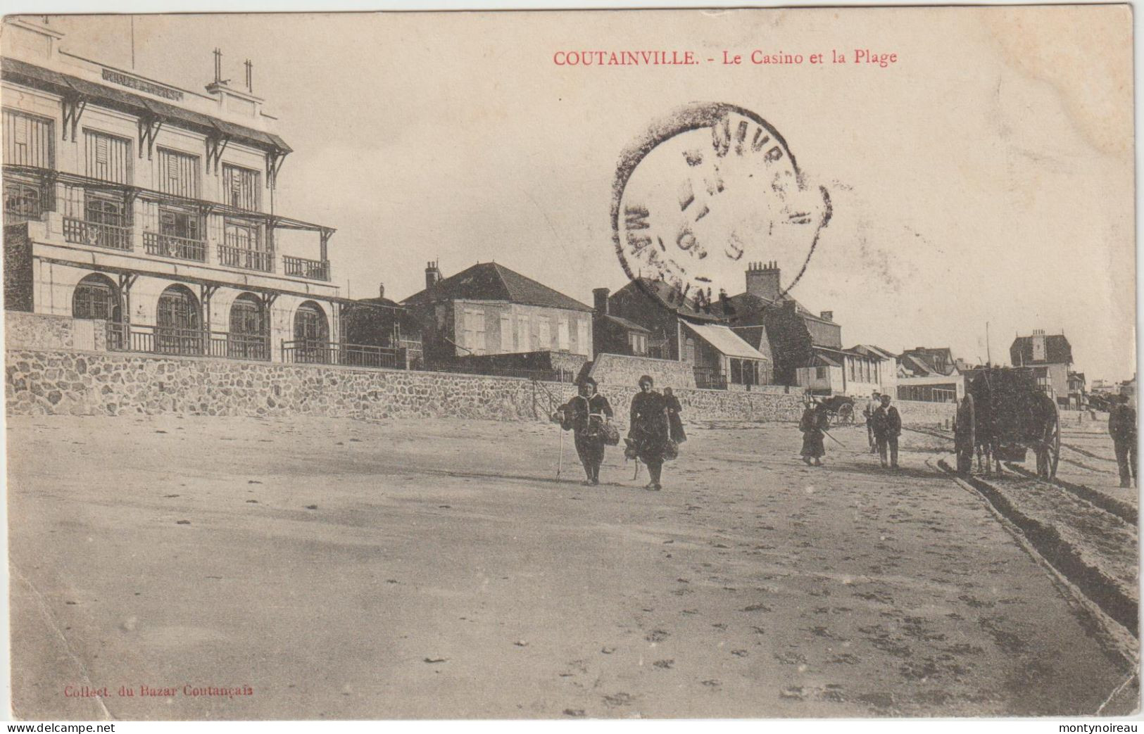 Manche : COUTAINVILLE : Le  Casino  Et Plage - Andere & Zonder Classificatie