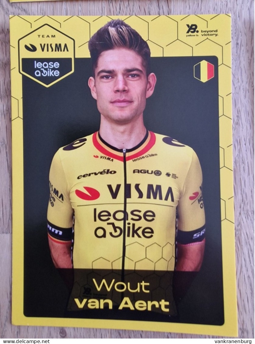 Card Wout Van Aert - Team Visma-Lease A Bike - 2024 - Cycling - Cyclisme - Ciclismo - Wielrennen - Cyclisme