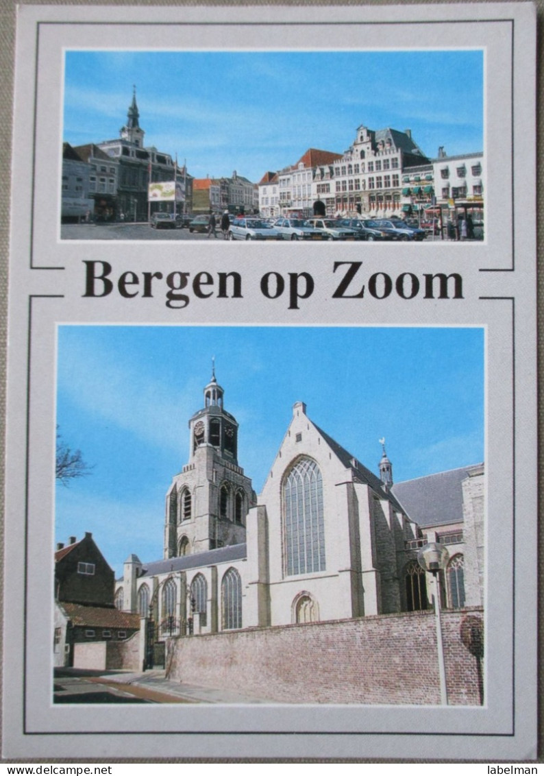 HOLLAND NETHERLAND BRABANT BERGEN OP ZOOM TOWN CENTER POSTCARD CARTOLINA ANSICHTSKARTE CARTE POSTALE POSTKARTE CARD - Bergen Op Zoom