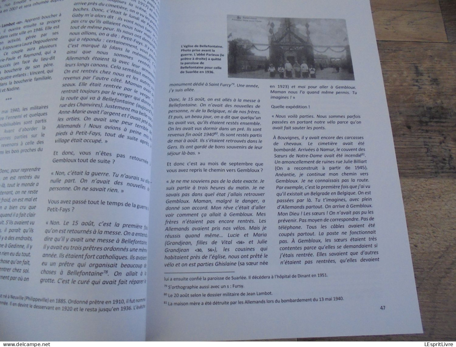 PETIT FAYS Portrait d'un Village Pendant la Guerre 1940 1945 Régionalisme Maquis Graide Armée Secrète Exode Vie Rurale