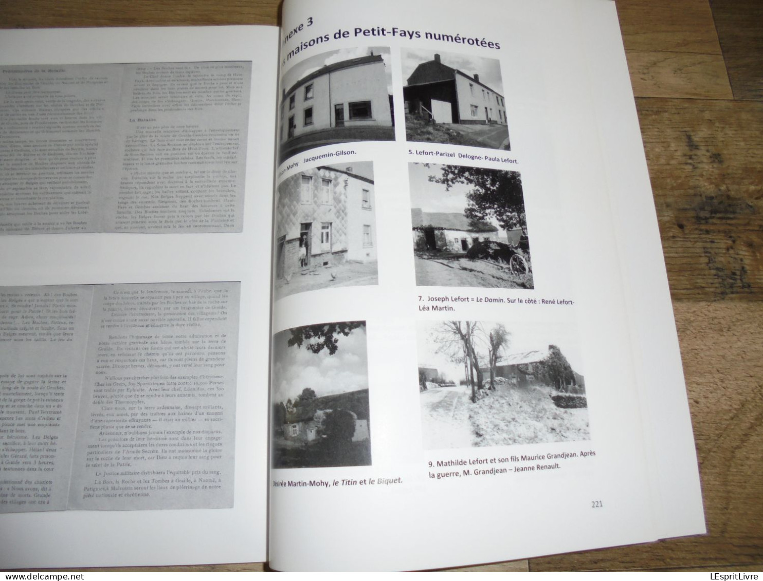 PETIT FAYS Portrait d'un Village Pendant la Guerre 1940 1945 Régionalisme Maquis Graide Armée Secrète Exode Vie Rurale