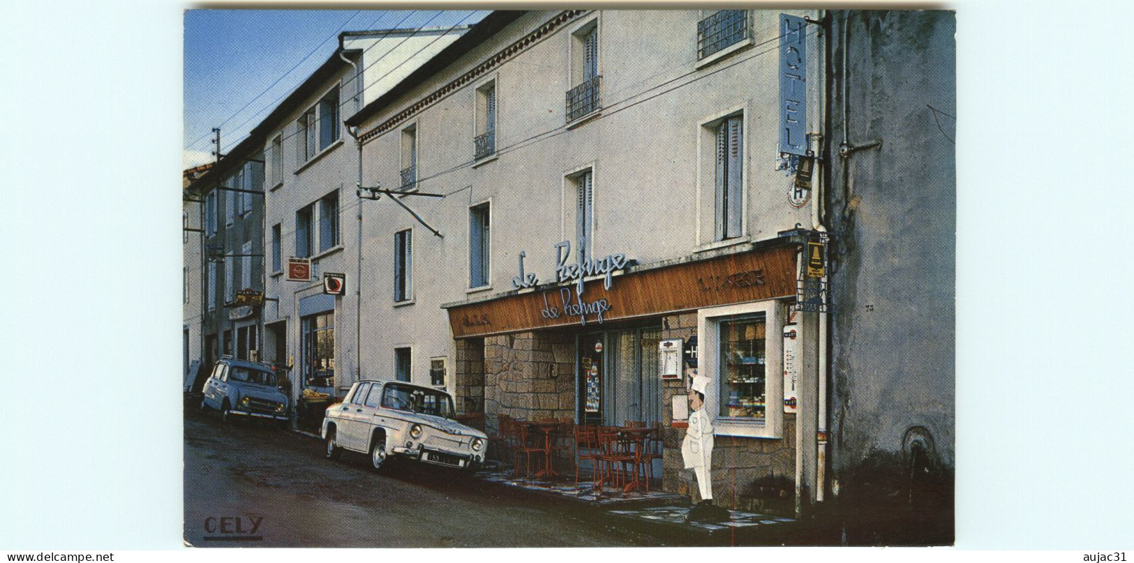 Dép 09 - Voitures - Automobile - Luzenac - Hôtel Le Refuge - Restaurant L'Etable - état - Other & Unclassified