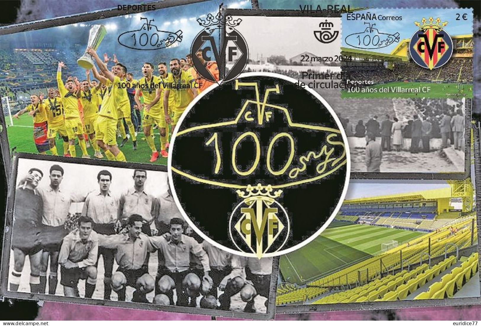 Spain 2024 - Cent. Of Villarreal CF Carte Maximum - Tarjetas Máxima