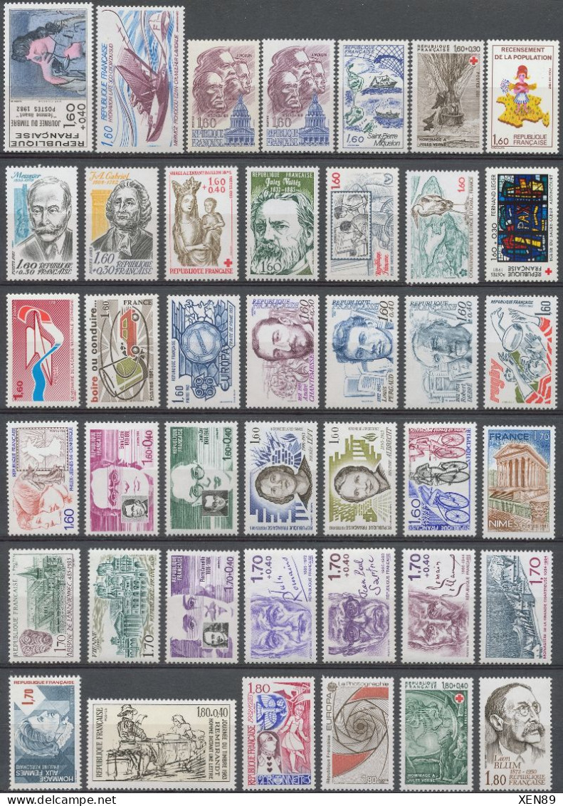 TIMBRES EUROS & FRANCS NEUFS ** -- Années 1970 à 2000 -- COLLECTIONNABLES Et/ou  AFFRANCHISSABLES -- - Collectors