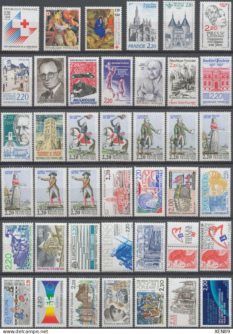 TIMBRES EUROS & FRANCS NEUFS ** -- Années 1970 à 2000 -- COLLECTIONNABLES et/ou  AFFRANCHISSABLES --