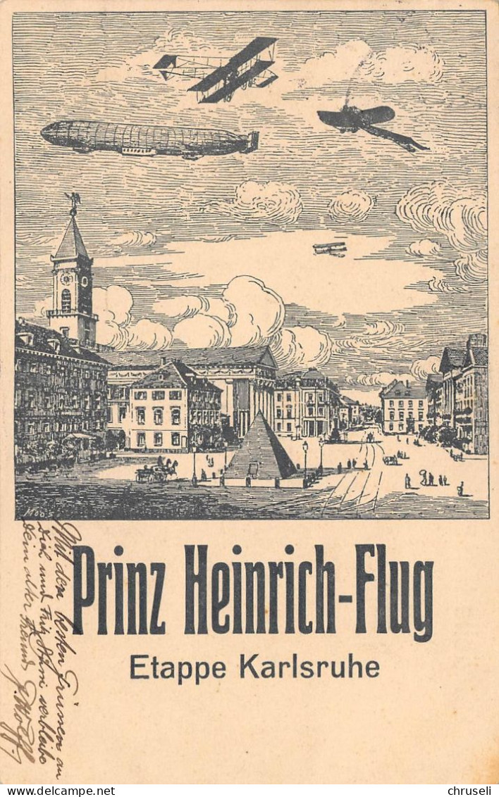 Karlsruhe Aviatik 1913  Prinz Heinrich Flug - Karlsruhe