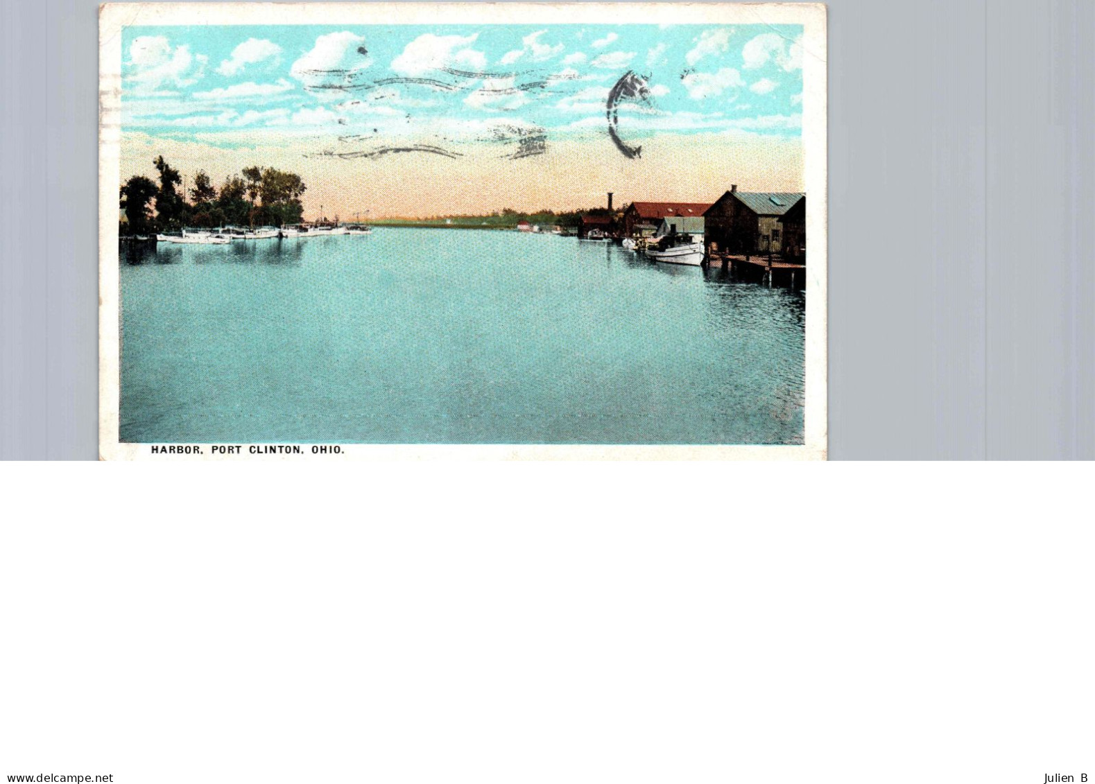 Port Clinton, Harbor, 12th July 1920 - Sonstige & Ohne Zuordnung