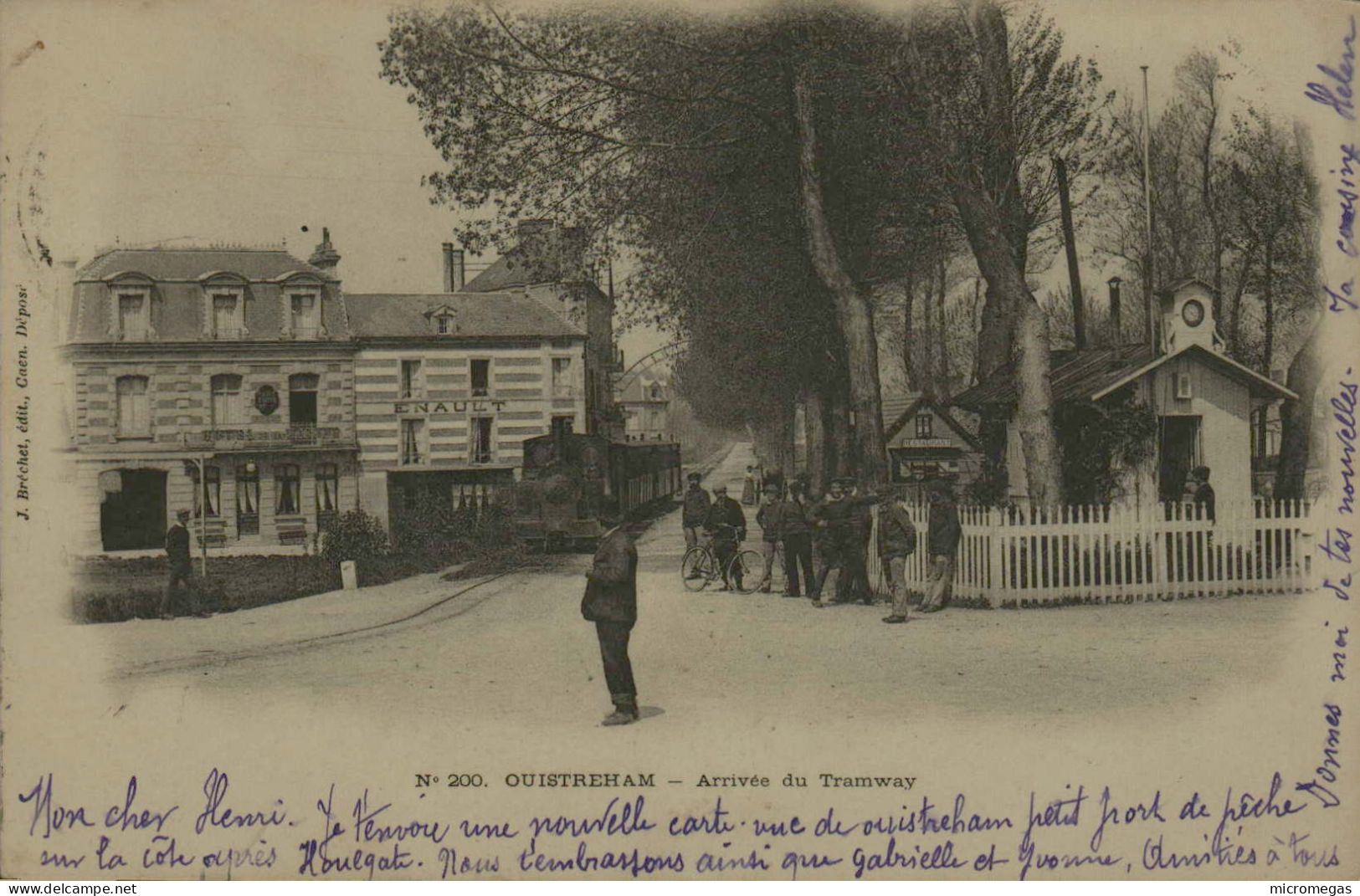 OUISTREHAM - Arrivée Du Tramway - Strassenbahnen