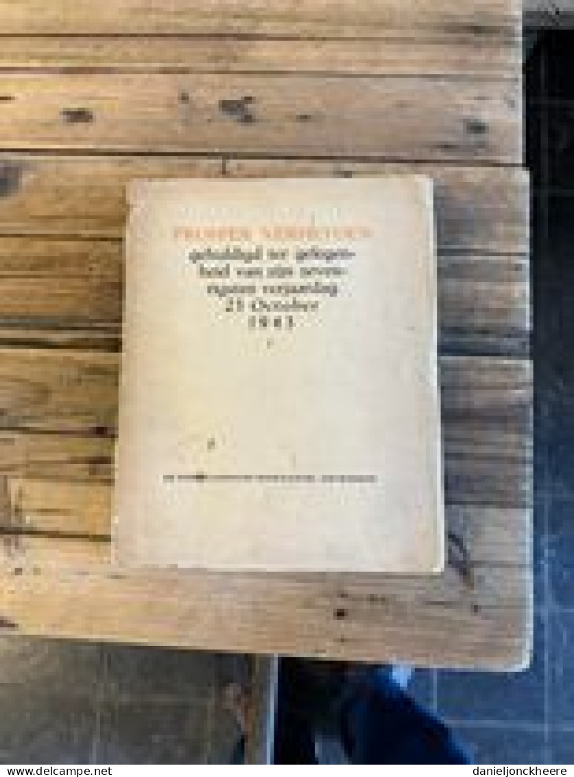 Prosper Verheyden Gehuldigd Ter Gelegenheid Van Zijn Zevenstig Verjaardag 1943 - Altri & Non Classificati