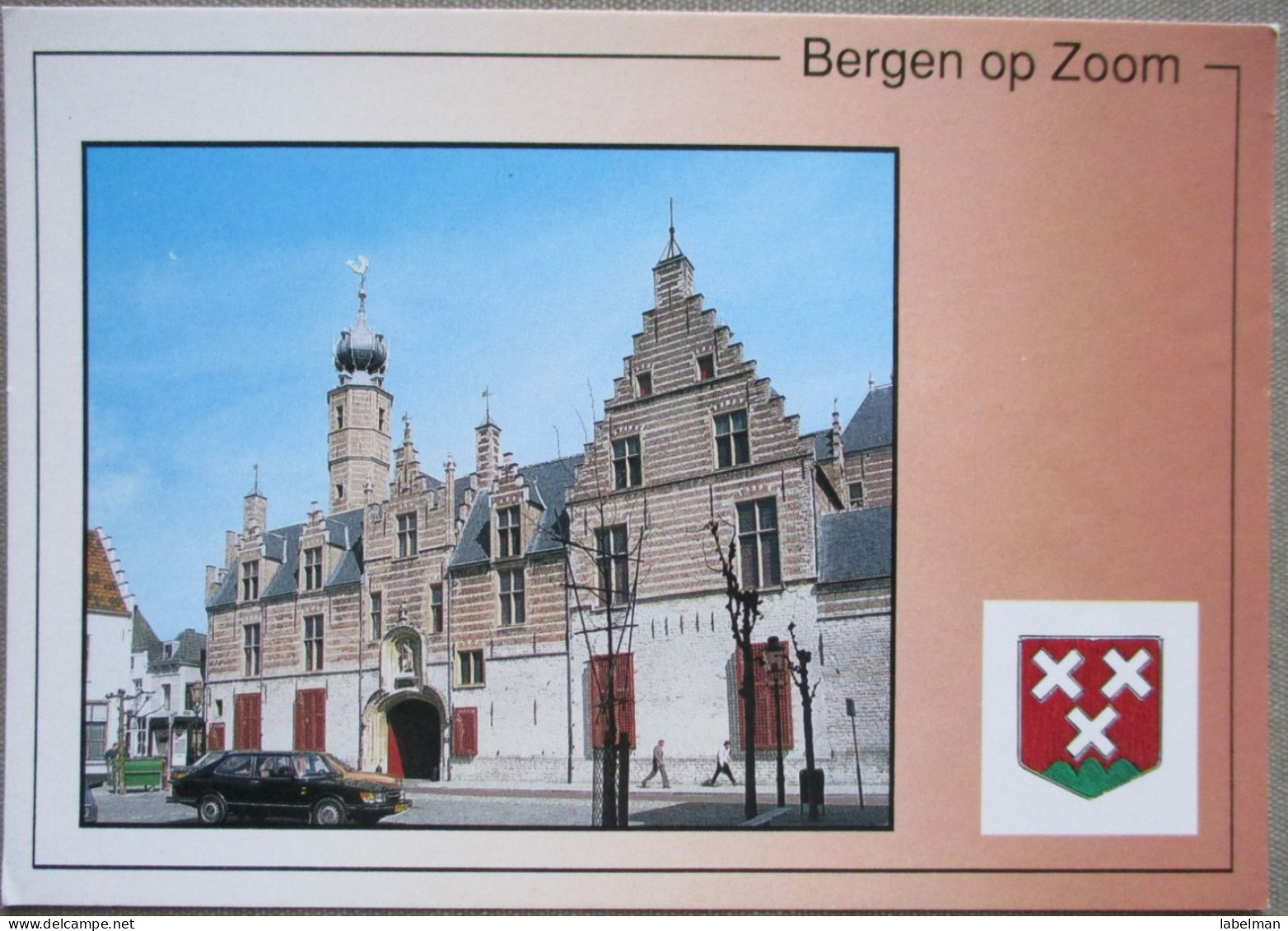 HOLLAND NETHERLAND BRABANT BERGEN OP ZOOM TOWN CENTER POSTCARD CARTOLINA ANSICHTSKARTE CARTE POSTALE POSTKARTE CARD - Bergen Op Zoom