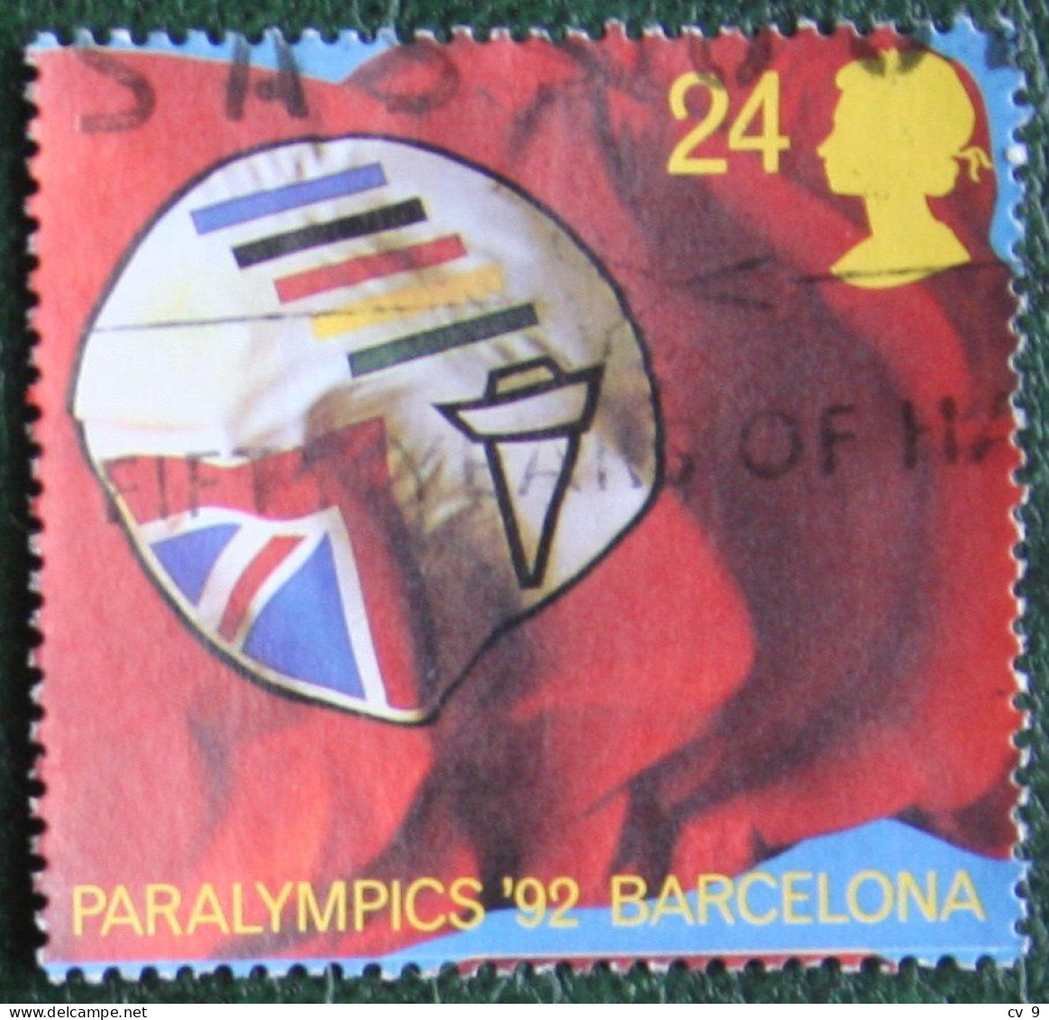 BARCELONA OLYMPICS PARAOLYMPIC Mi 1403 Yv 1621 1992 Used Gebruikt Oblitere ENGLAND GRANDE-BRETAGNE GB GREAT BRITAIN - Usados