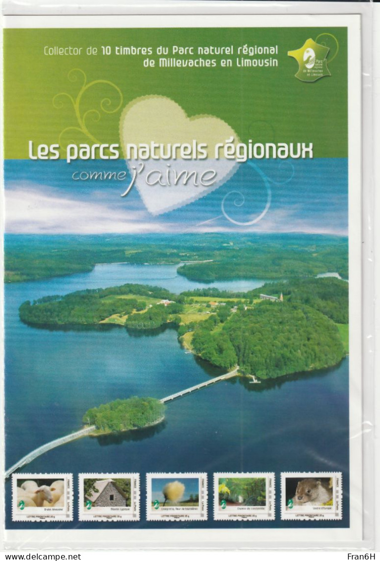 Collector 2012 - Parcs Millevaches Limousin - 10 Timbres VP - Neuf Scellé - Autoadhesif - Autocollant - Collectors