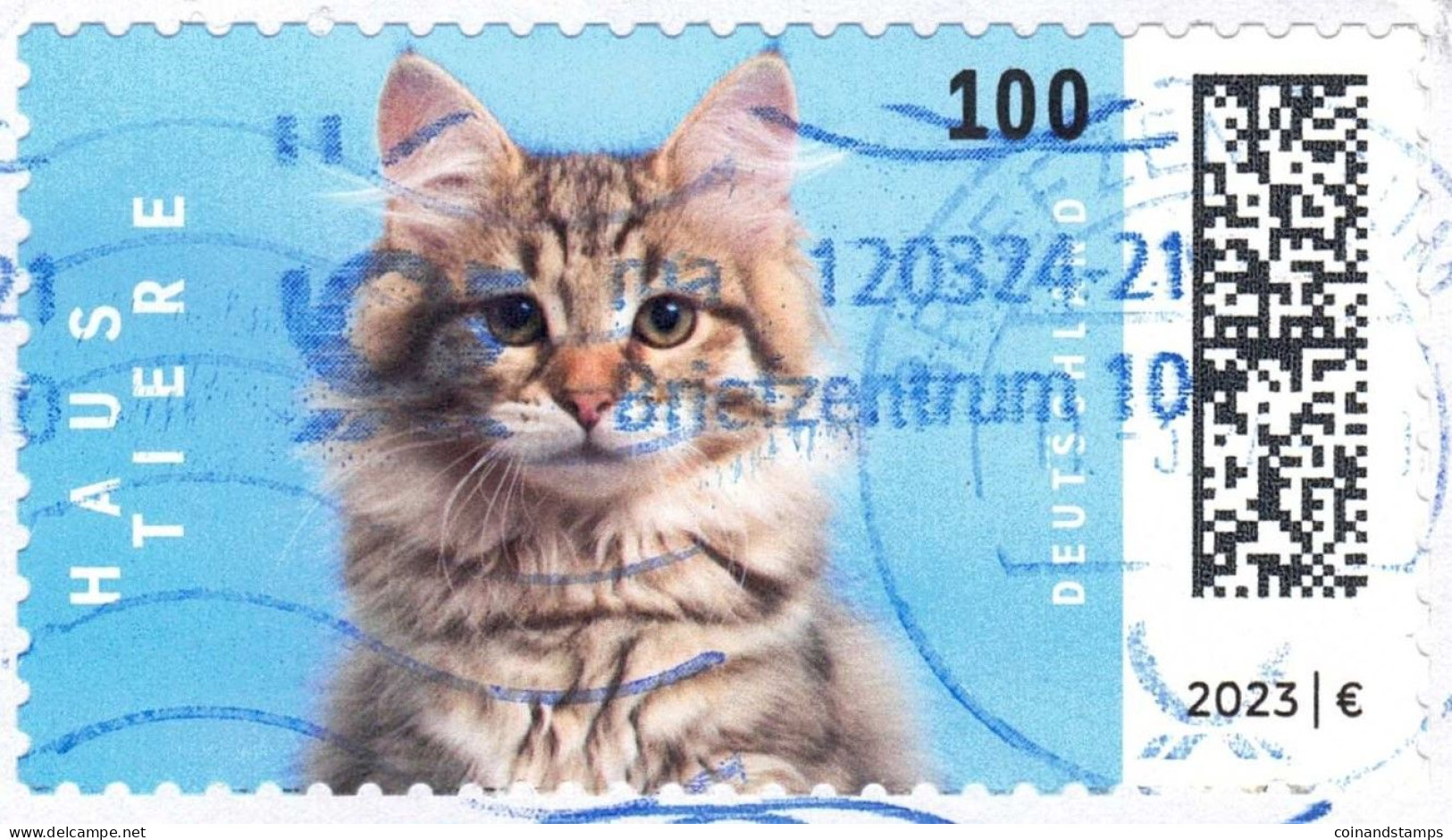 BRD / Bund Mi.-Nr.3571o "Katze" Haustiere 2023 Auf Brief Als EF. - Feinst - Brieven En Documenten