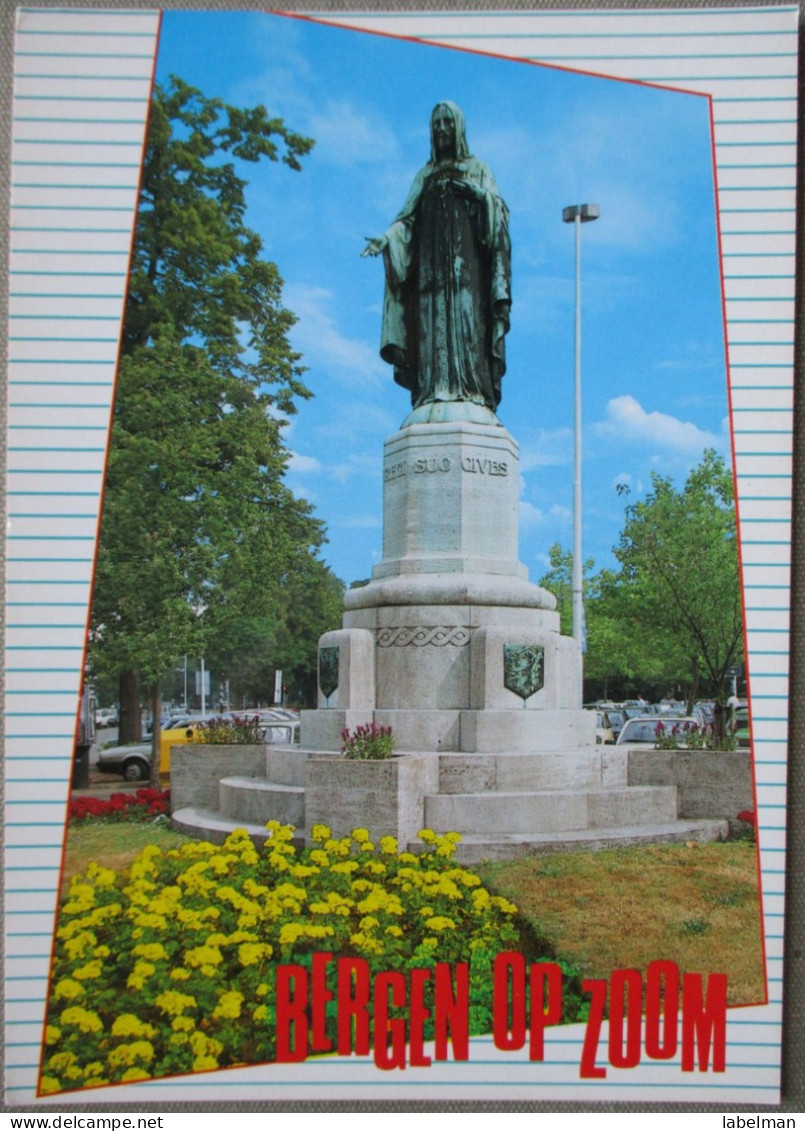 HOLLAND NETHERLAND BRABANT BERGEN OP ZOOM HART STATUE POSTCARD CARTOLINA ANSICHTSKARTE CARTE POSTALE POSTKARTE CARD - Bergen Op Zoom