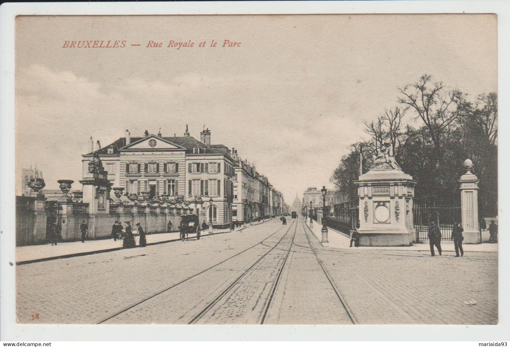 BRUXELLES - BELGIQUE - RUE ROYALE ET LE PARC - Lanen, Boulevards