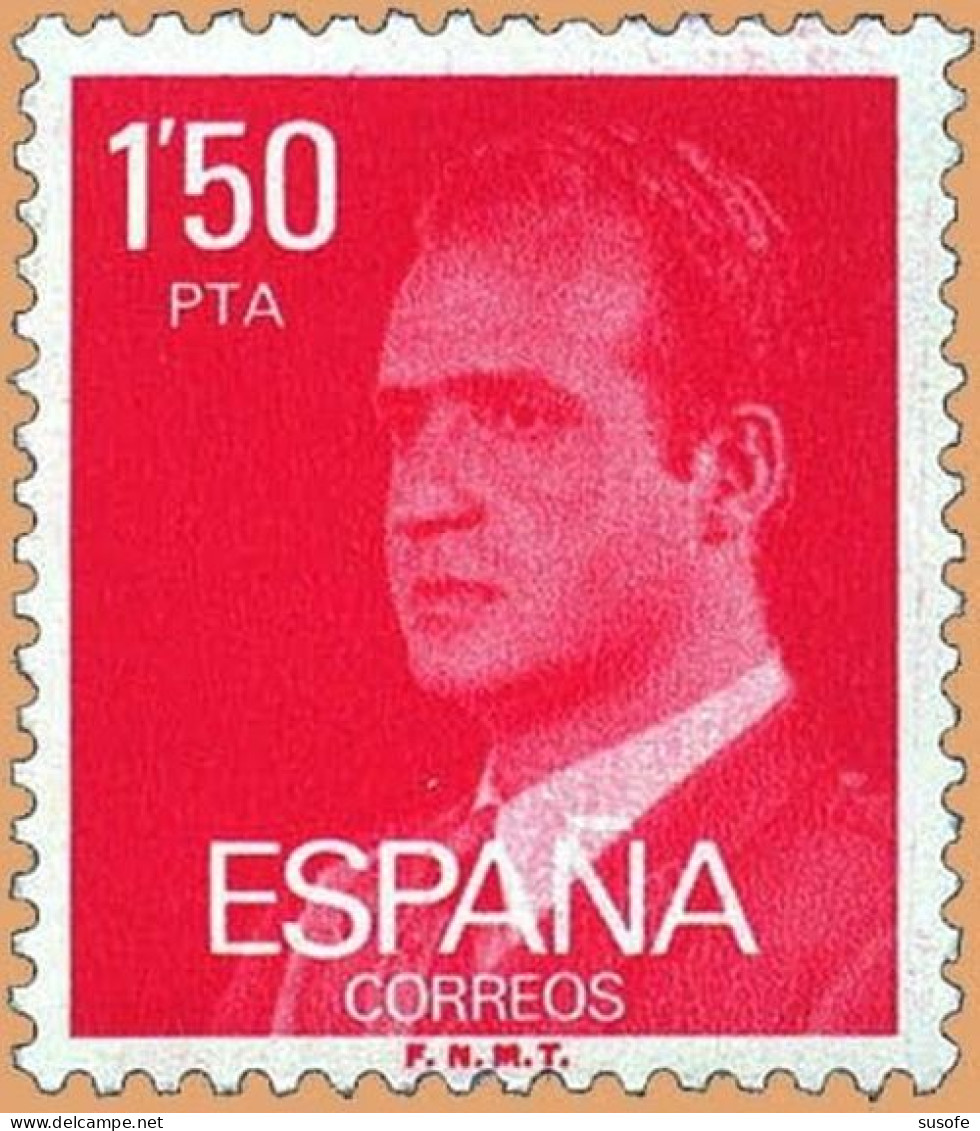 España 1976 Edifil 2344 Sello ** Personajes Retrato Del Rey Juan Carlos I Michel 2237x Yvert 1990 Spain Stamp Timbre - Ungebraucht