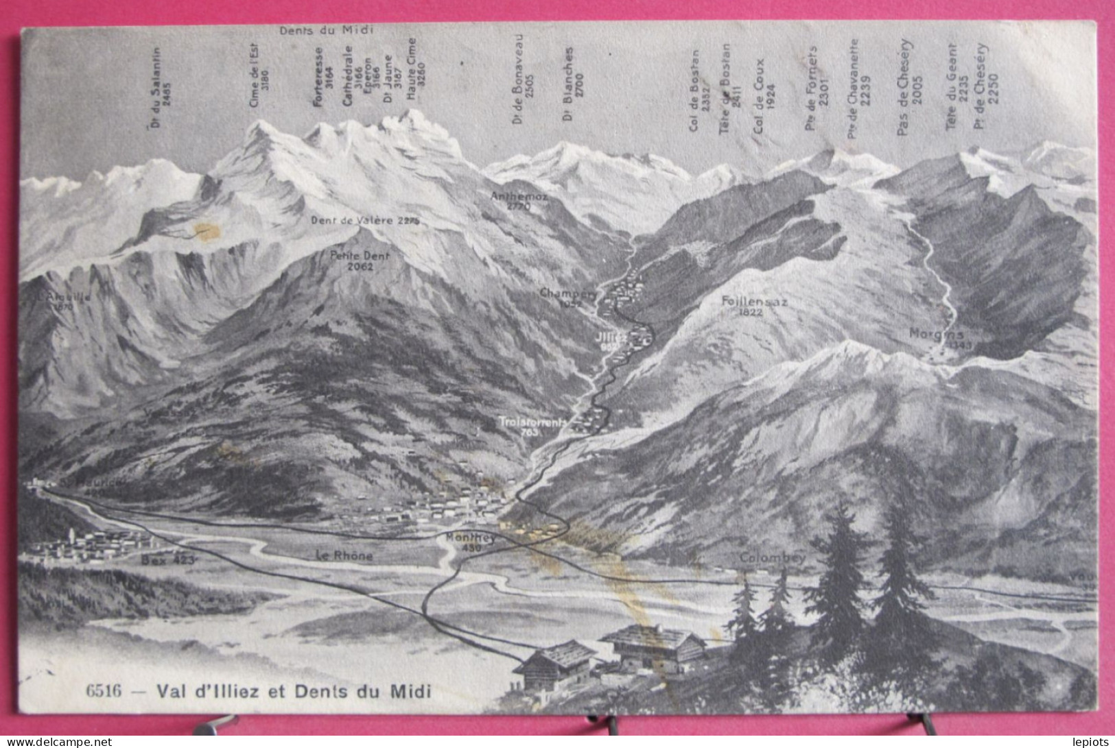 Suisse - Val D'Illiez Et Dents Du Midi - 1914 - CPA En Très Bon état - Val-d'Illiez 