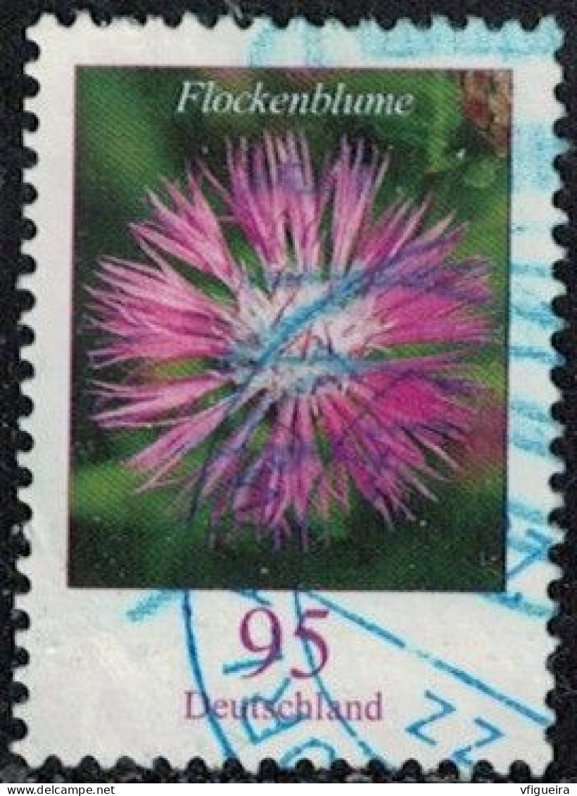 Allemagne 2019 Oblitéré Used Plante Fleur Flockenblume Centaurea Centaurée SU - Gebraucht