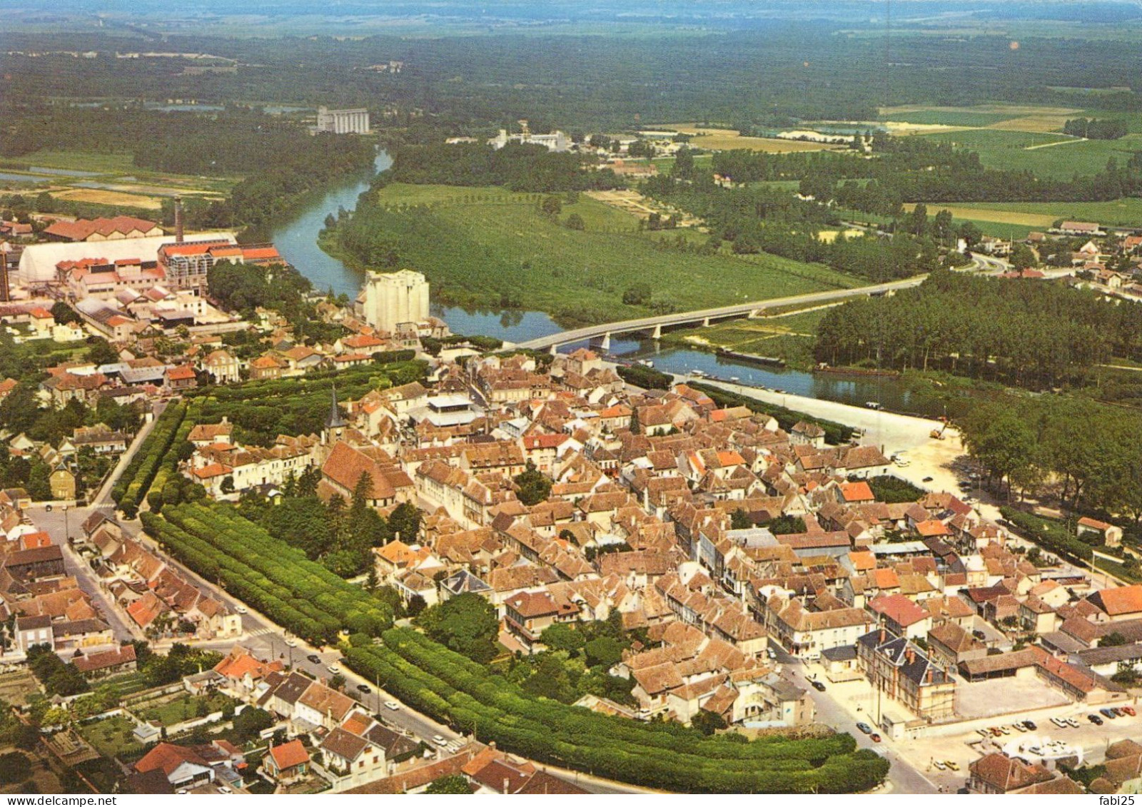 BRAY SUR SEINE VUE GENERALE AERIENNE - Bray Sur Seine