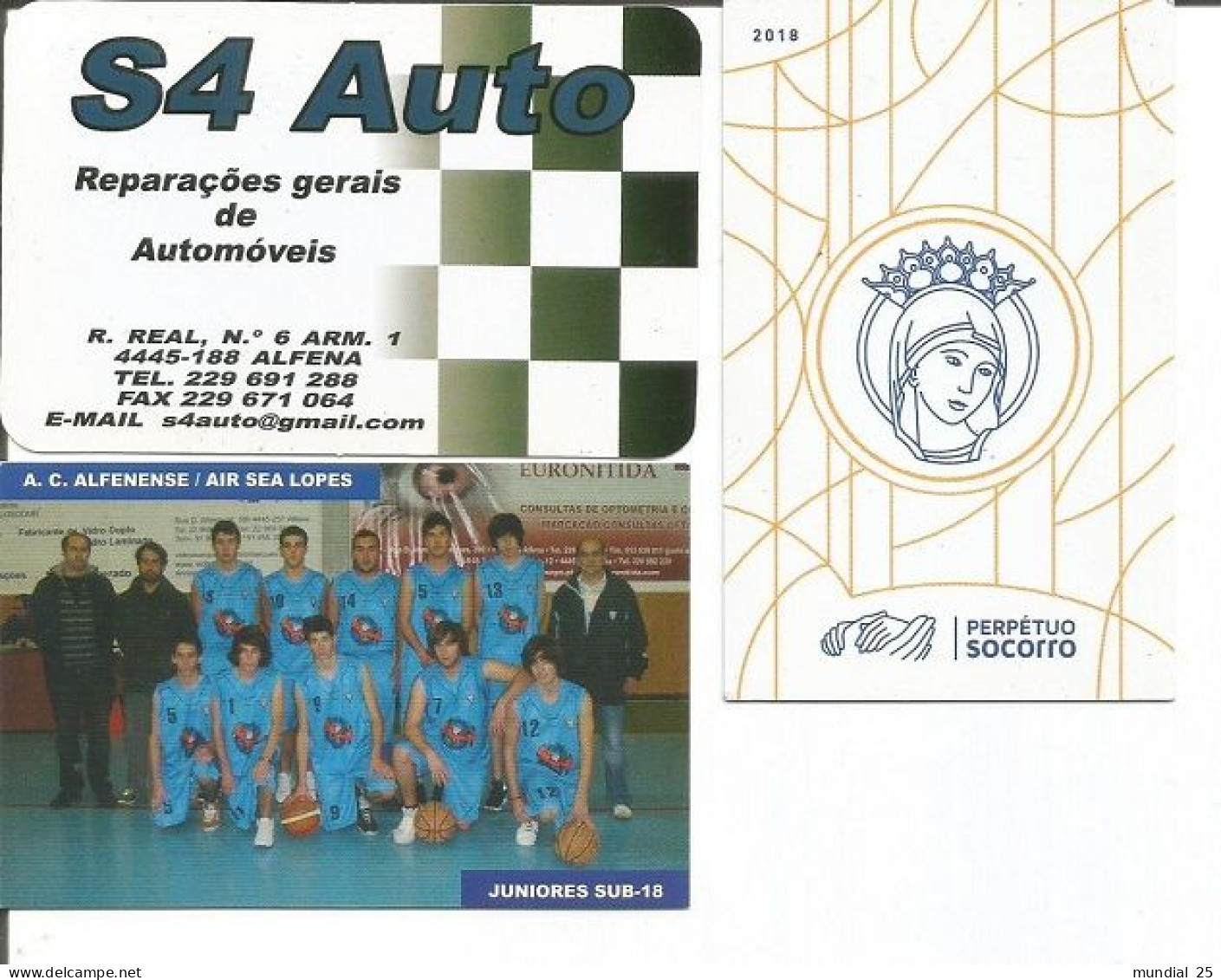 PORTUGAL 3 POCKET CALENDAR #6 - Small : 2001-...