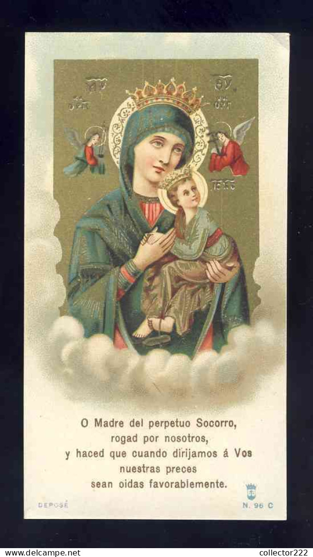 Image Pieuse: Mere Du Perpetuel Secours (Lega Eucaristica Num. 96-C) (Ref. 78060-00096-C) - Devotion Images