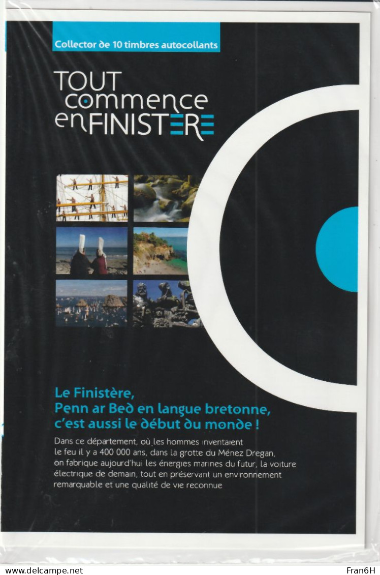 Collector 2012 - Finistere - 10 TVP - Neuf Scellé - Autoadhesif - Autocollant - Collectors