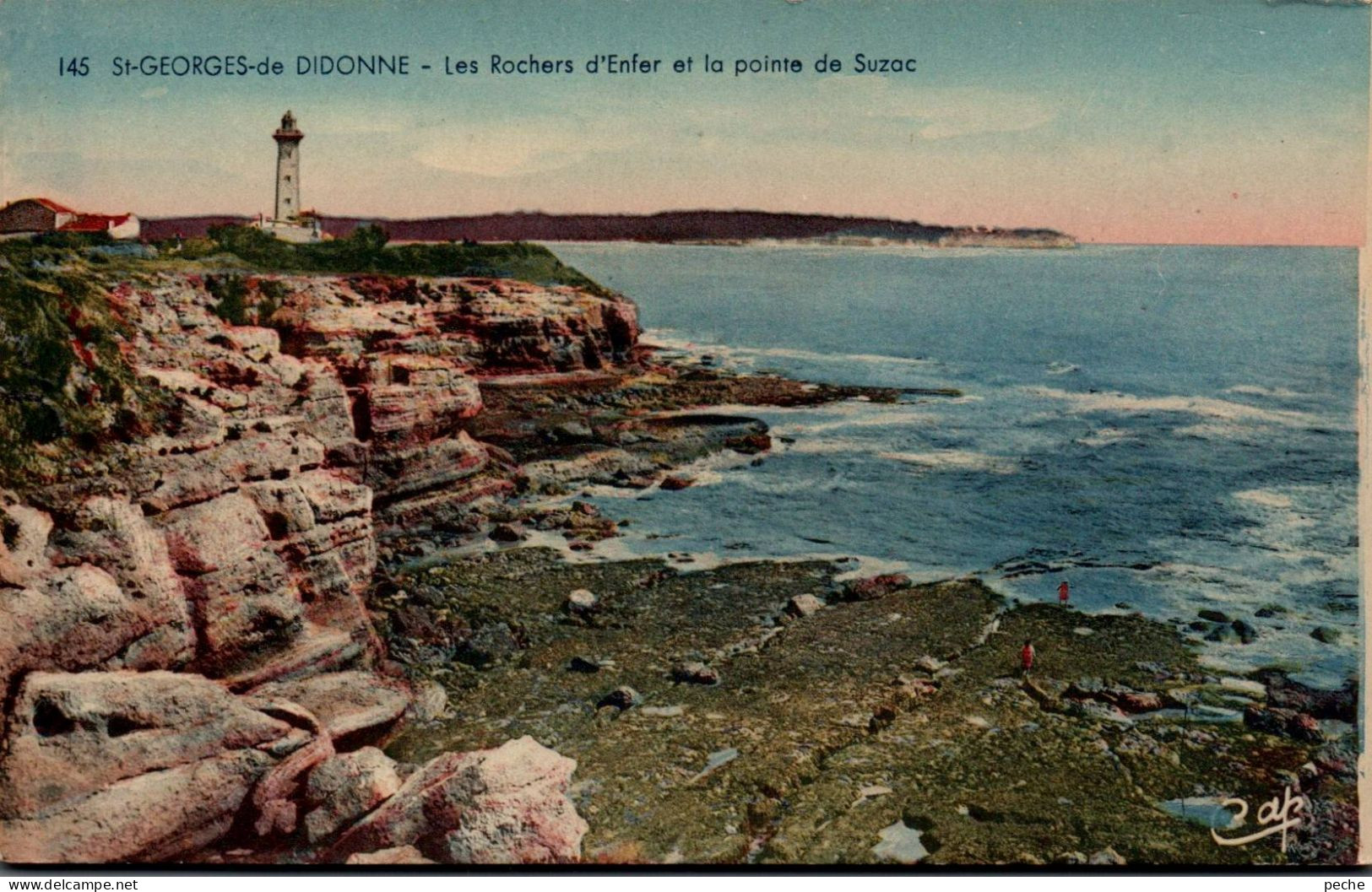 N°401 W -cpa St Georges De Didonne -les Rochers D'Enfer- - Lighthouses