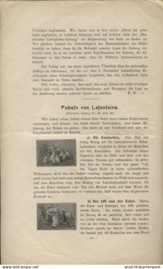 Liebig Bilder Zeitung Reklame Dreser Heft 9, Jhrg. 11, 1906 - Advertising