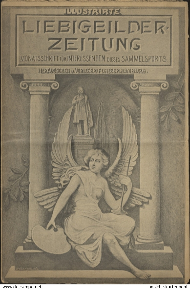 Liebig Bilder Zeitung Reklame Dreser Heft 8, Jhrg. 12, 1907 - Advertising