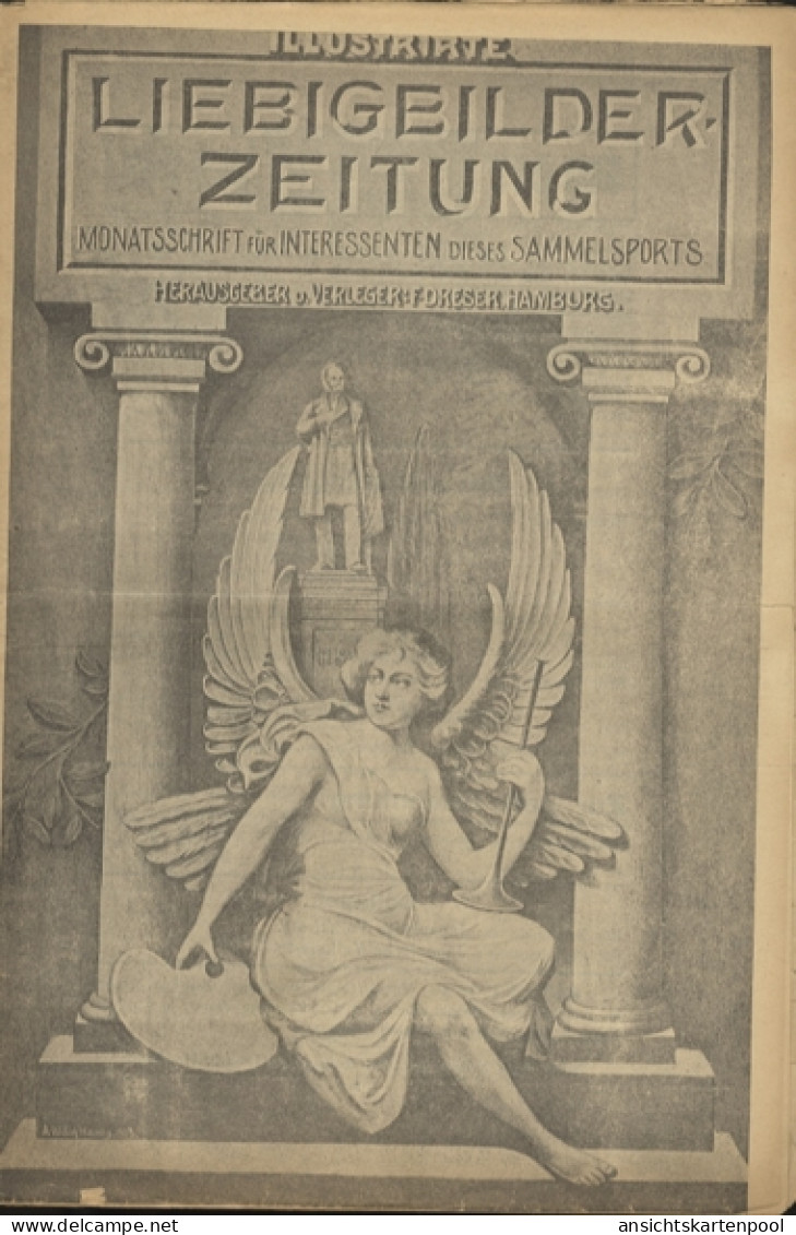 Liebig Bilder Zeitung Reklame Dreser Heft 4, Jhrg. 13, 1908 - Advertising