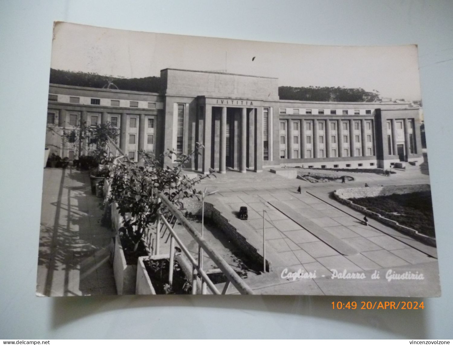 Cartolina Viaggiata "CAGLIARI Palazzo Di Giustizia" 1960 - Cagliari