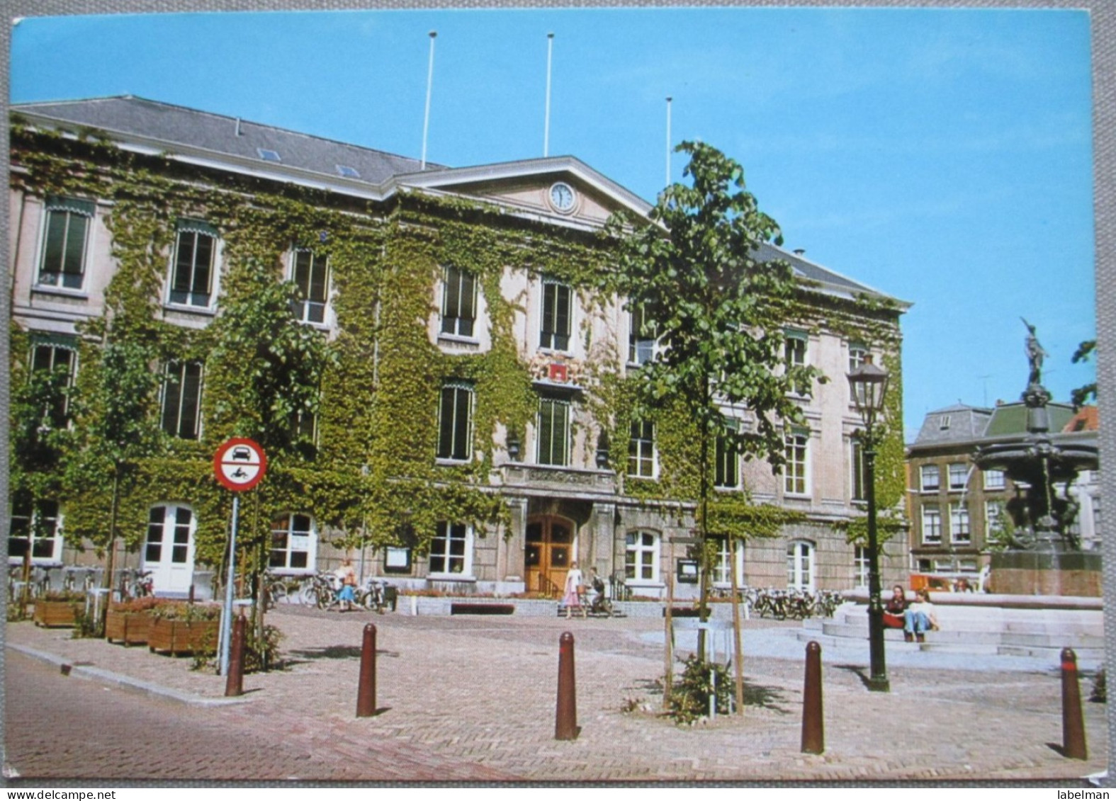 HOLLAND NETHERLAND GORINCHEM TOWN HALL SQUARE KARTE POSTCARD CARTOLINA ANSICHTSKARTE CARTE POSTALE POSTKARTE CARD - Gorinchem