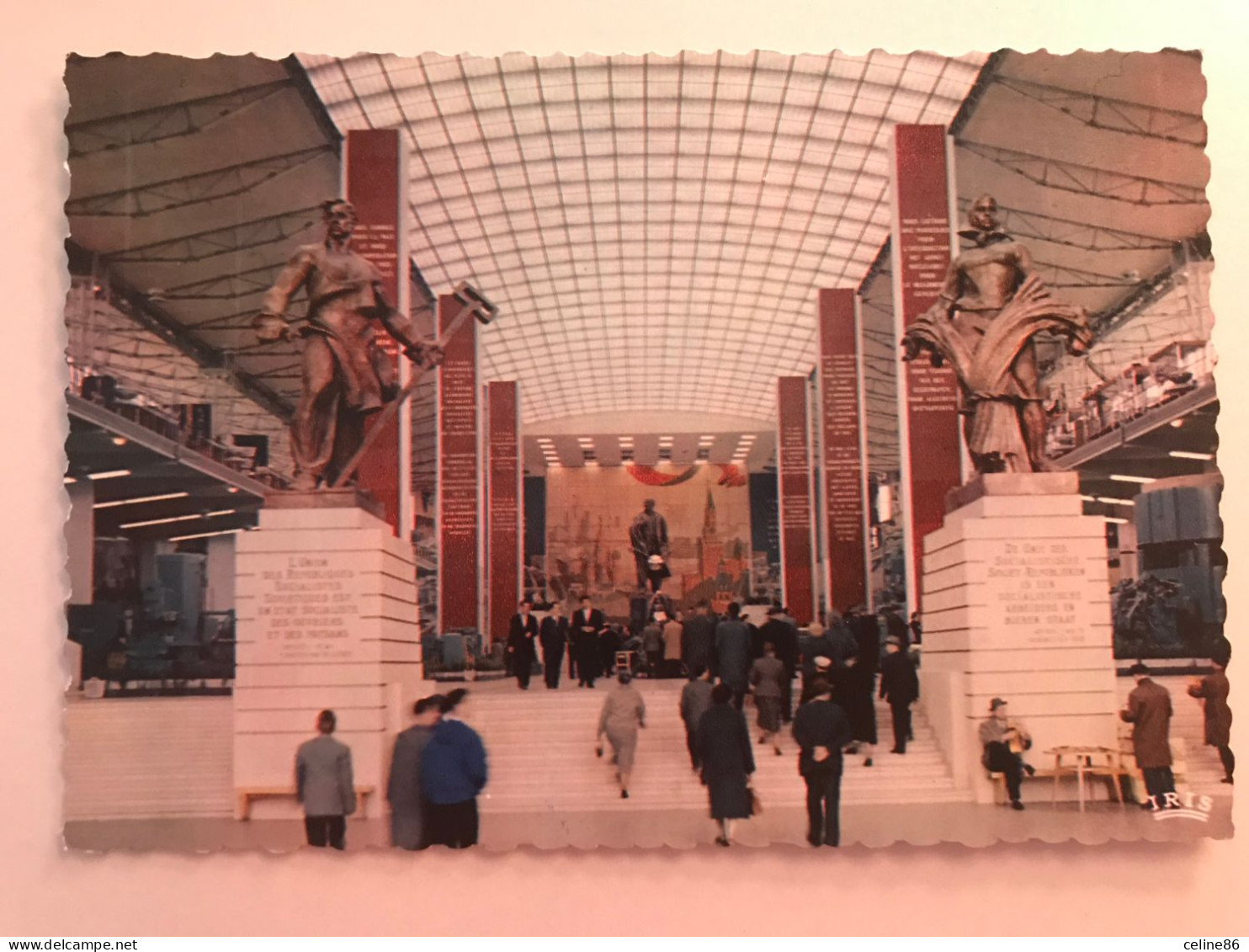  Exposition Universelle Et Internationale De Bruxelles 1958. Pavillon De L'URSS Le Grand Hall  - Exposiciones Universales