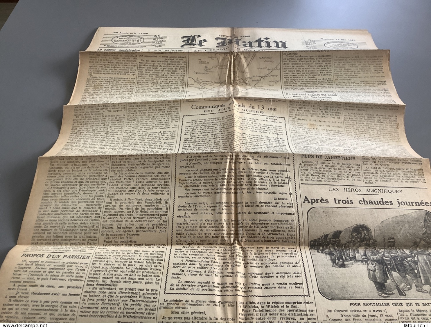 LE MATIN.   Mai. 1915.   Militaria    WW1 - Sonstige & Ohne Zuordnung