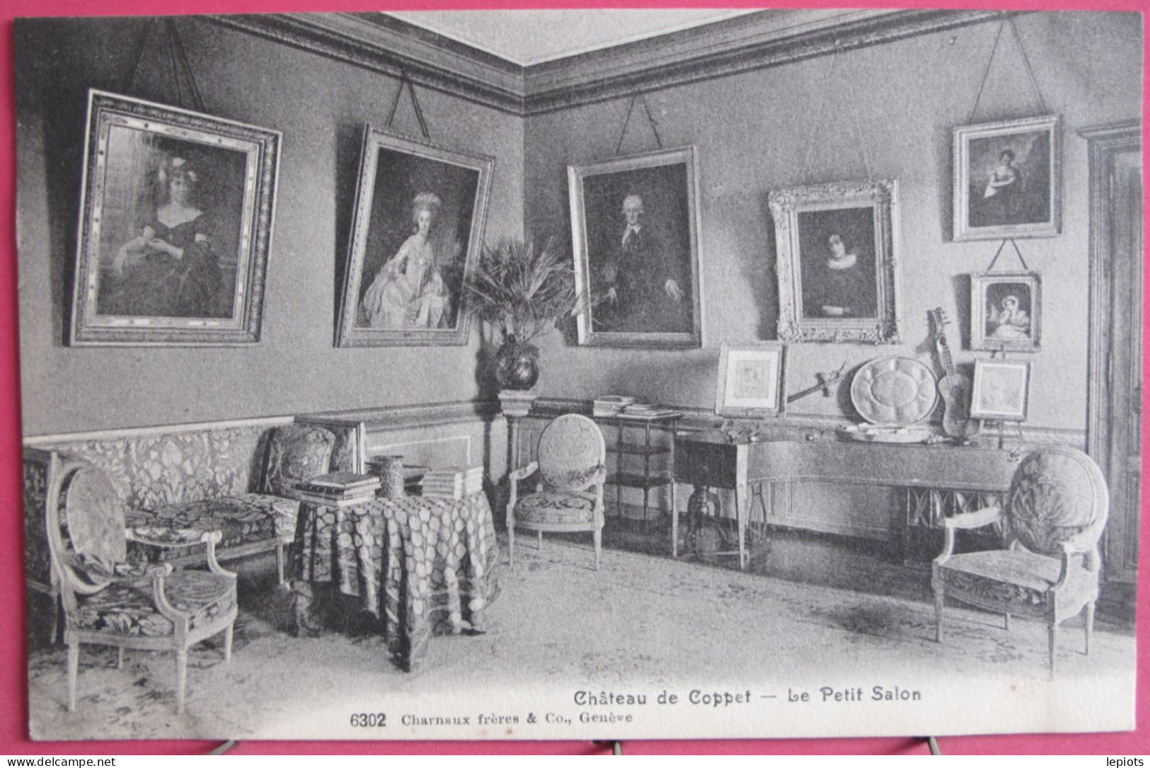 Suisse - Château De Coppet - Le Petit Salon - CPA En Très Bon état - Coppet