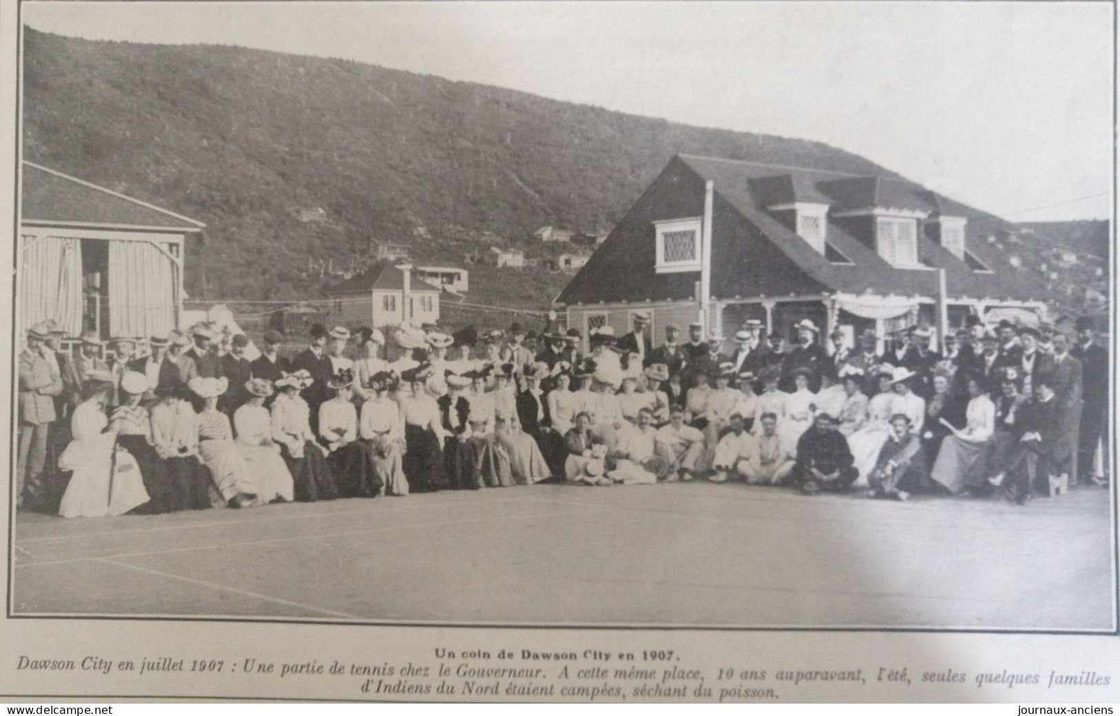 1908 SPORTSMEN DES RÉGIONS ARCTIQUES - DAWSON CITY - ATTELAGE DE CHIENS AU KLONDYKE - LA VIE AU GRAND AIR - Sonstige & Ohne Zuordnung