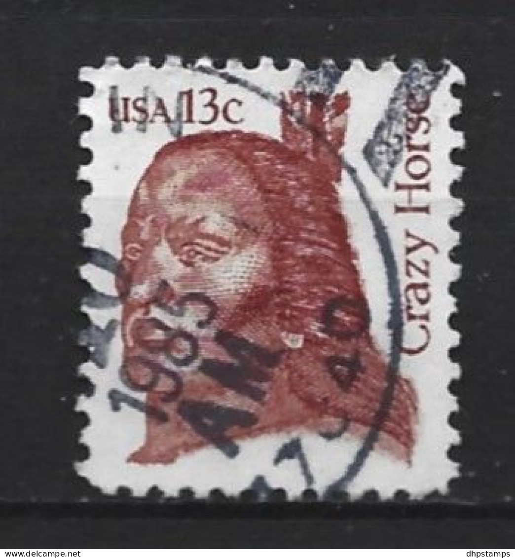 USA 1982 Crazy Horse Y.T. 1374 (0) - Used Stamps