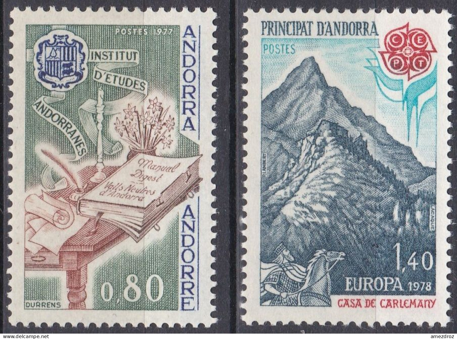 Andorre Français 1978 Europa NMH **  (A16) - Unused Stamps