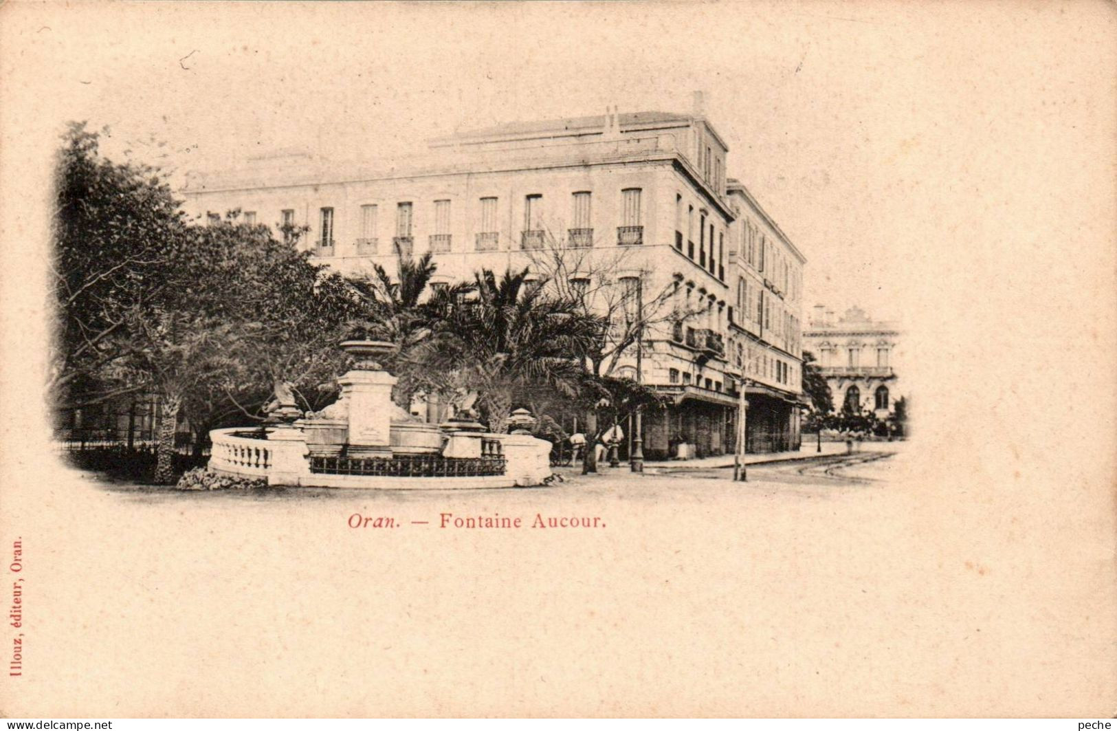 N°410 W -cpa Oran -fontaine Aucour- - Oran