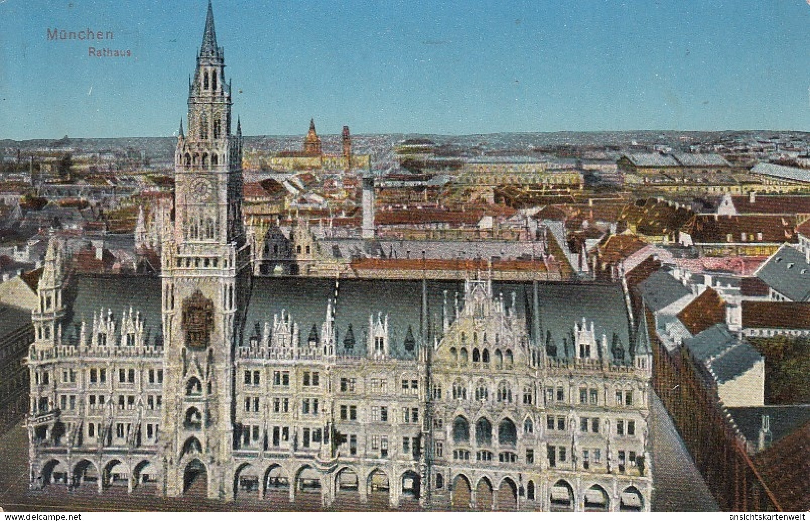 München, Rathaus Feldpgl1916 #G6850 - Other & Unclassified