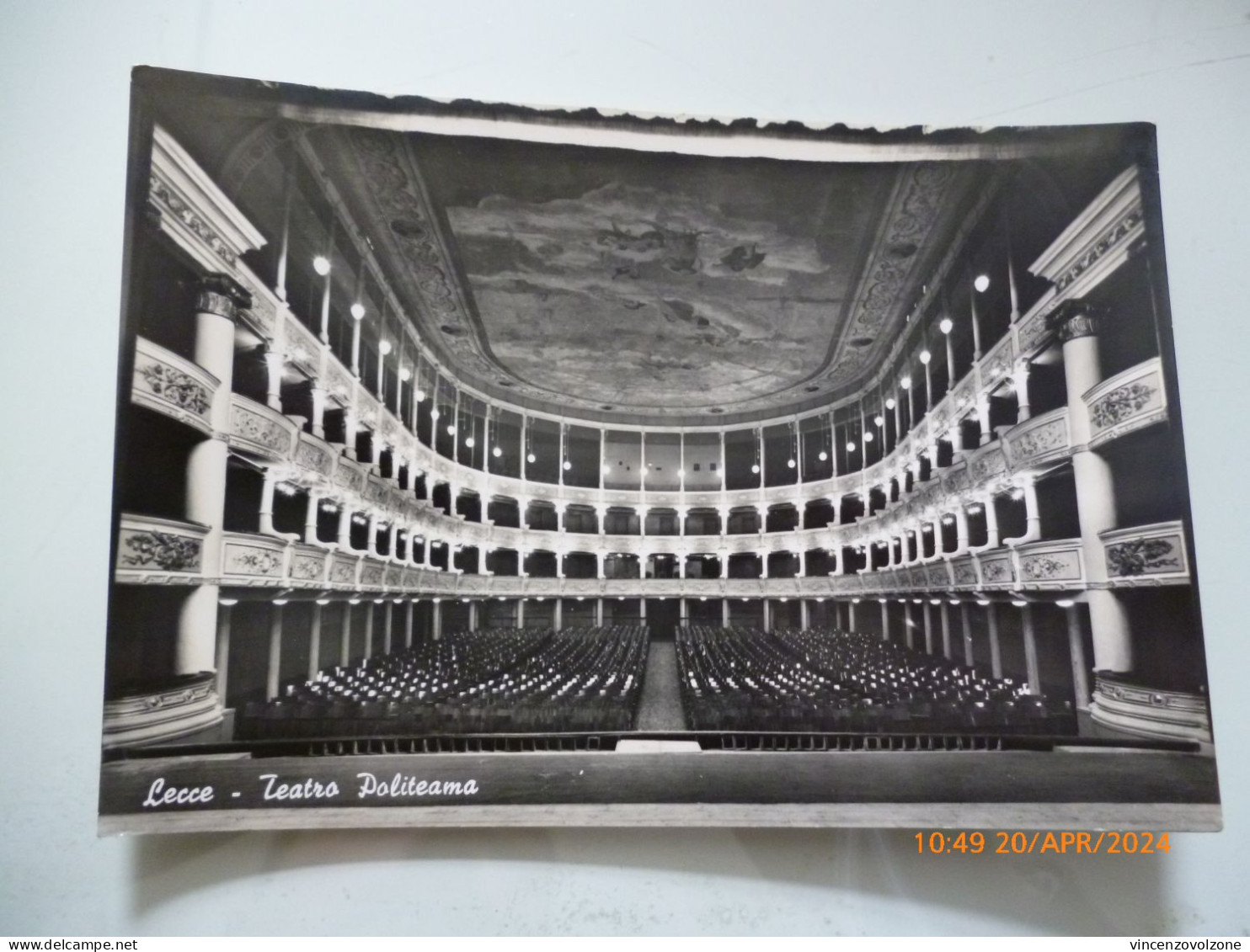 Cartolina Viaggiata "LECCE Teatro Politeama"  1965 - Lecce