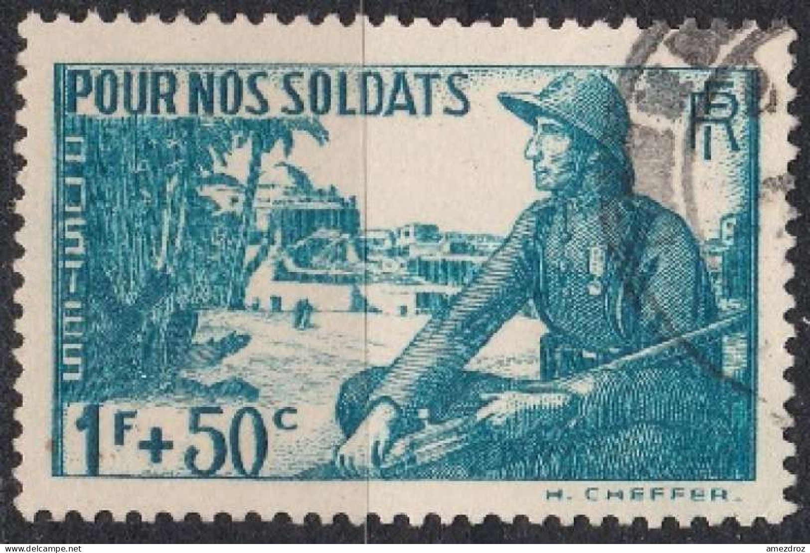 France 1940 N° 452 Pour Nos Soldats (H42) - Used Stamps