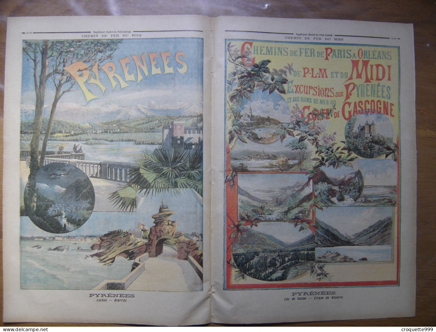 1894 LE PETIT JOURNAL 196 Brigands Sardaigne Aerostat + Affiches PLM - 1850 - 1899