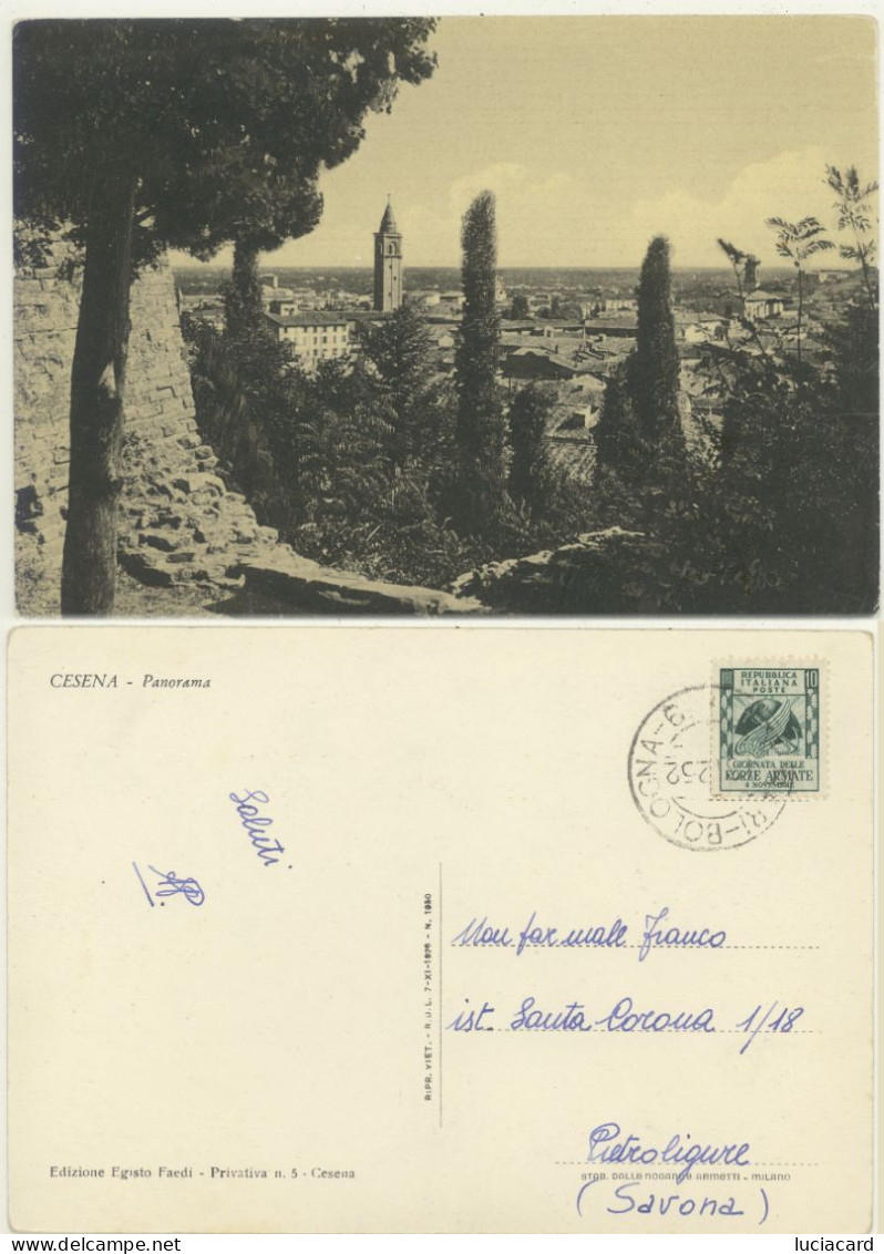 CESENA -FORLì -PANORAMA 1952 - Cesena