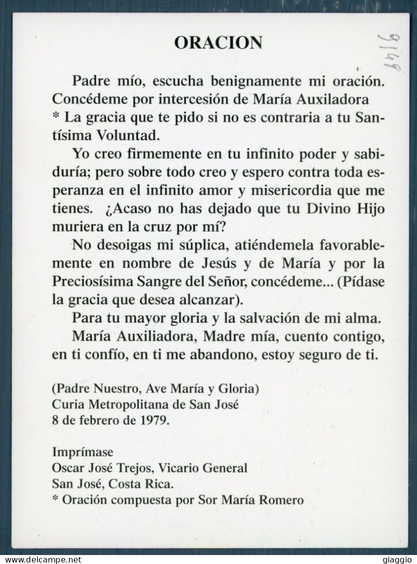 °°° Santino N. 9149 - Suor Maria Romero °°° - Religion &  Esoterik