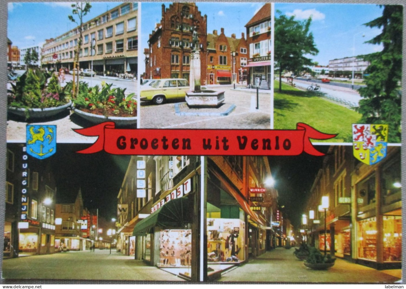 HOLLAND NETHERLAND LIMBURG VENLO TOWN CENTER KARTE POSTCARD CARTOLINA ANSICHTSKARTE CARTE POSTALE POSTKARTE CARD - Venlo